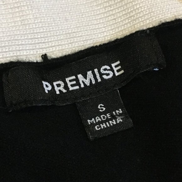 Black and White Trim Contemporary Open Cardigan - Picture 7 of 13